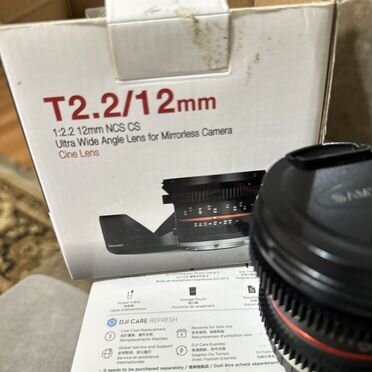Samyang 12mm T2.2 Cine NCS CS — MFT / Micro 4/3