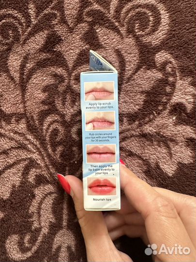 Скраб для губ и бальзам для губ новые