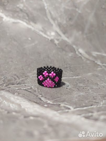 Кольцо из бисера