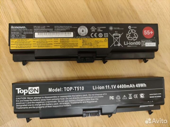 Аккумуляторы для ноутбуков Lenovo Thinkpad б/у