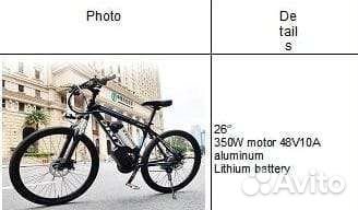 Электрический велосипед горный