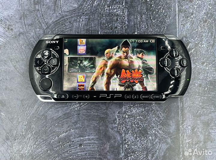 Sony PSP Black Slim 3008(570 игр,128Gb,Комплект)