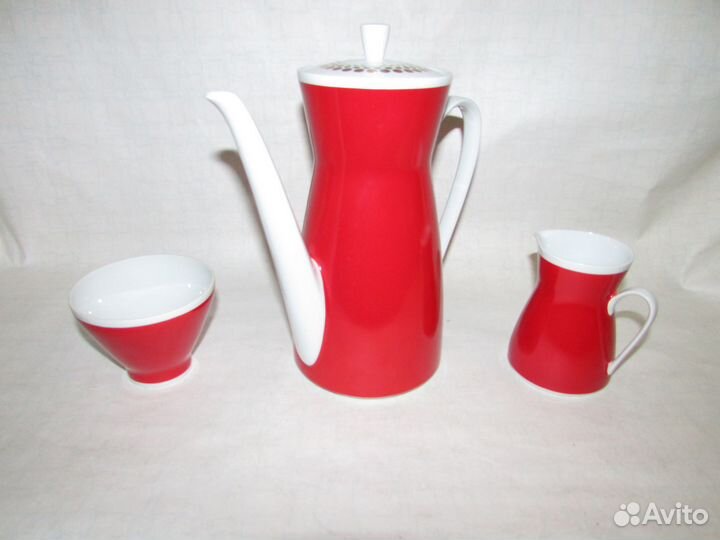 Заварочный чайник,Сахарница, Сливочник ГДР
