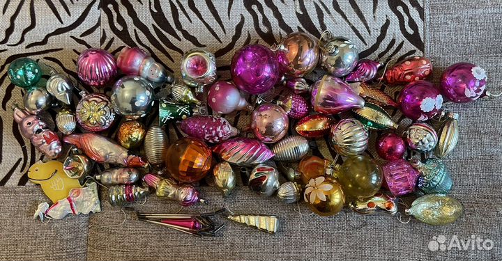 Елочные игрушки СССР и гдр