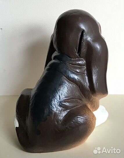 Копилка Бигль 15х15х11см керамика USA винтаж