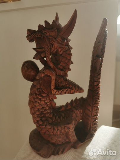 Фигурка/Статуэтка/Сувенир Дракон из дерева