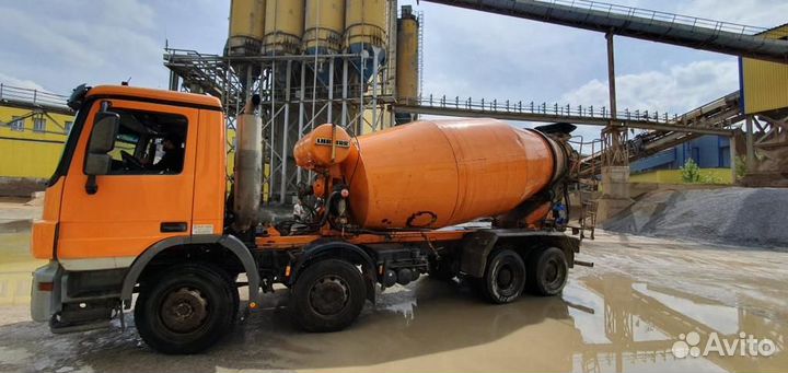 Автобетоносмеситель Mercedes-Benz Actros 4141B, 2012