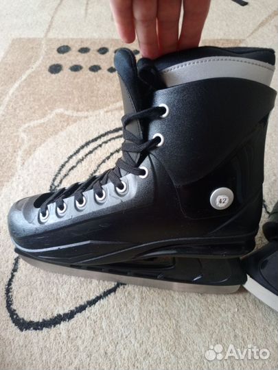 Коньки хоккейные 42 размер oxelo