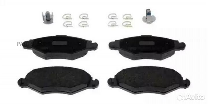 Ferodo FDB1378 Колодки peugeot 206 1.1-1.6/1.9D 9