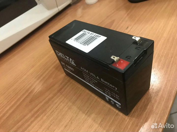 Аккумулятор 1207 для бесперебойника ибп 12 вольт