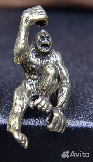Бусина подвеска фигурка обезьяна кинг конг