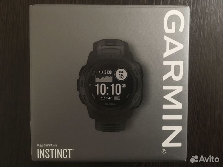 Умные часы Garmin Instinct Graphite GPS арт. 010-0