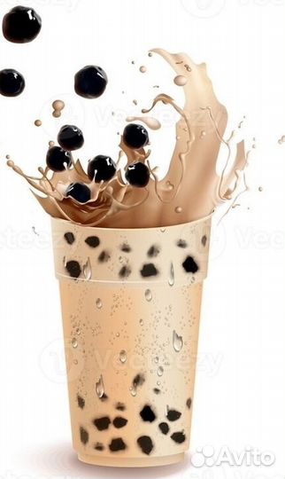 Шарики тапиока и сироп