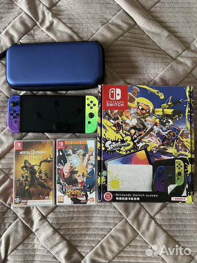 Nintendo switch oled splatoon 3 edition