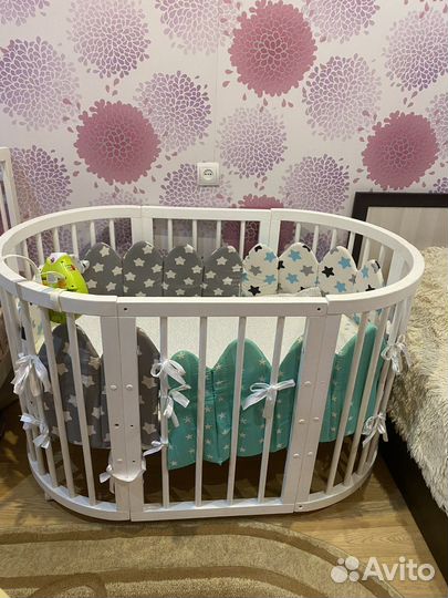 Бортики в детскую кроватку