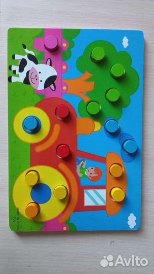 Развивающая досточка пазл