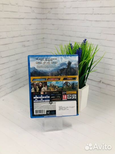 Диск PS4 Witcher Ведьмак Wild Hunt 3