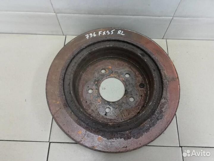 Диск тормозной задний FX (S50) 2003-2007