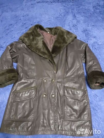 Куртка кожаная женская