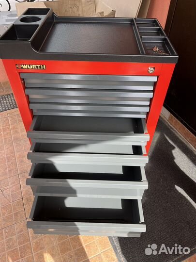 Инструментальная тележка на колесах wurth