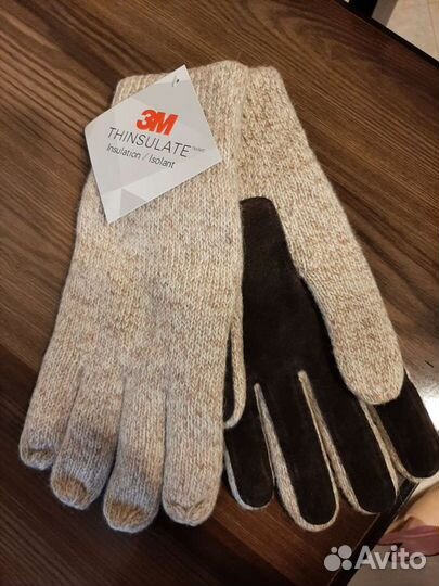 Перчатки шерстяные