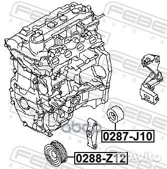 Ролик натяжной приводного ремня nissan qashqai