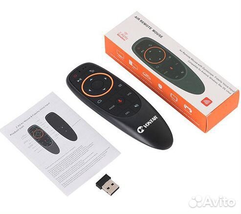Пульт с микрофоном и гироскопом для смарт тв