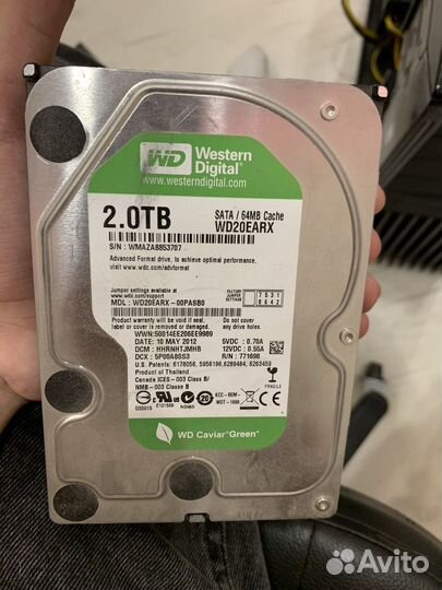 Жесткий диск Western Digital 2 TB