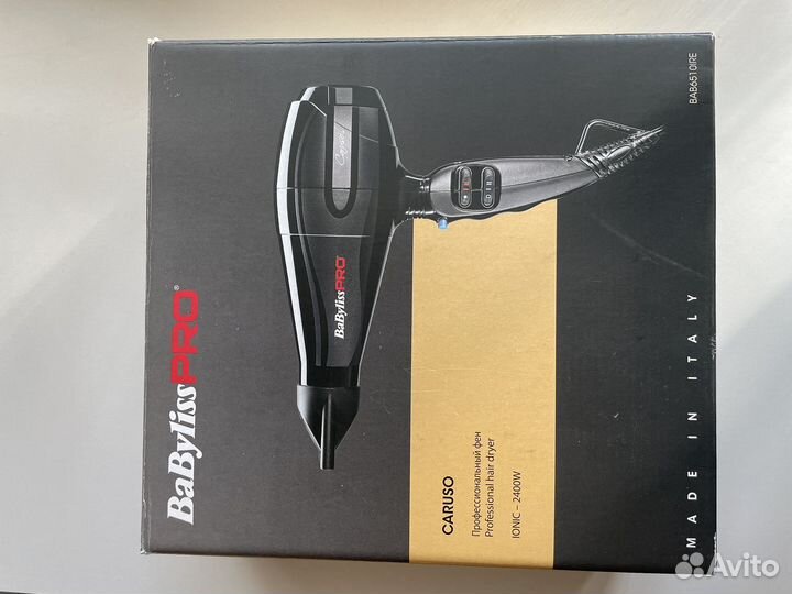 Фен babyliss pro caruso