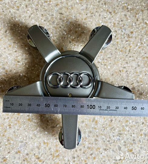 Колпачки, заглушки на литой диск Audi новые 4 шт