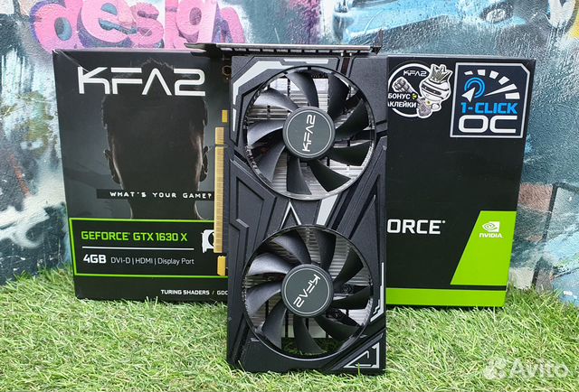 KFA2 GTX 1630 EX 4GB покупка/продажа купить в Москве | Электроника | Авито