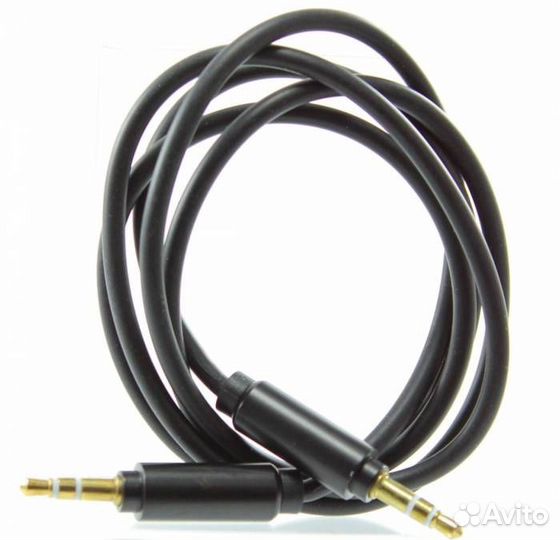 Кабель штекер 3.5мм x штекер 3.5мм толстый мягкий