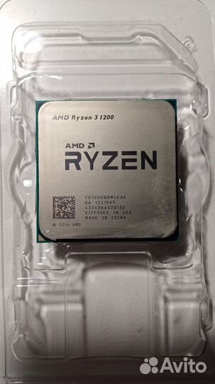 Процессор Ryzen 3 1200 и кулер