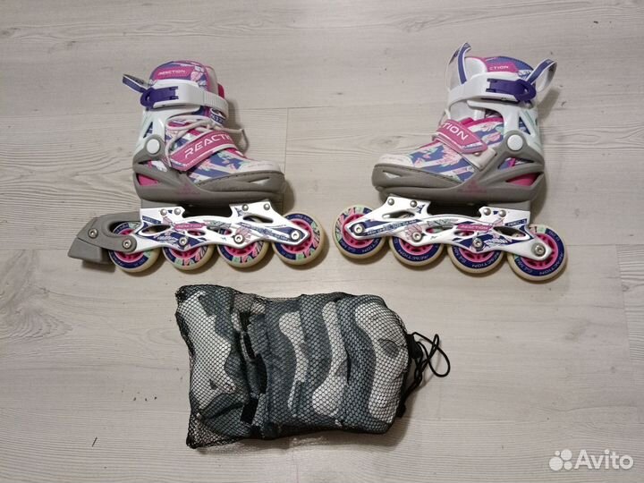 Детские ролики и защита