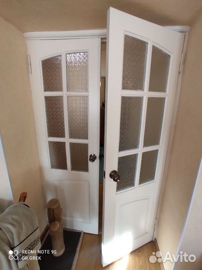 Двери межкомнатные деревянные без коробки б/у