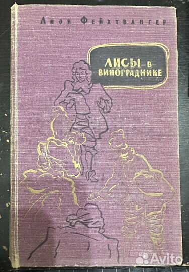 Книга Фейхтвангер Лисы в винограднике 1959г
