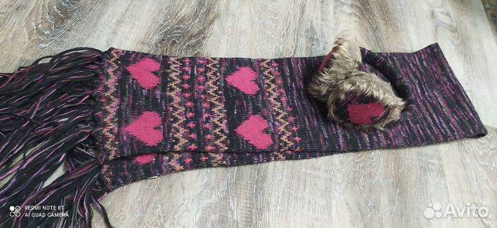 Наушики и шарф детский