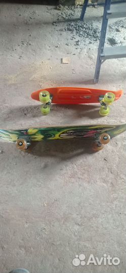 Скейтборд и пениборд