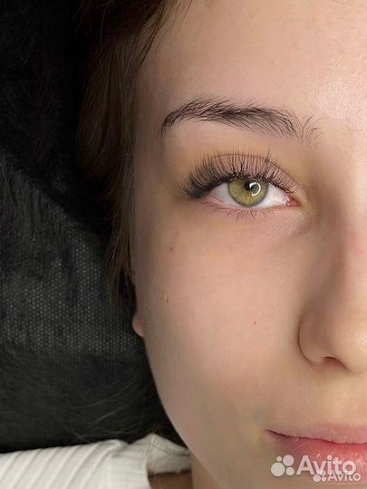 Наращивание ресниц модель