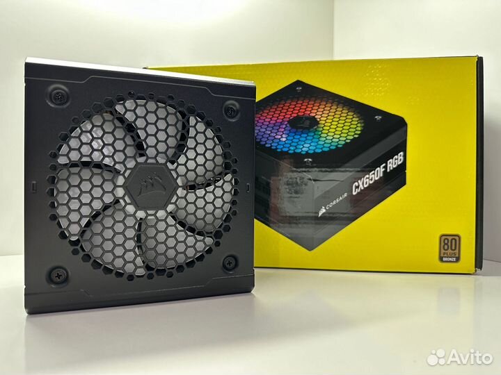 Corsair CX650F RGB (650W, модульный, 80+ Bronze)