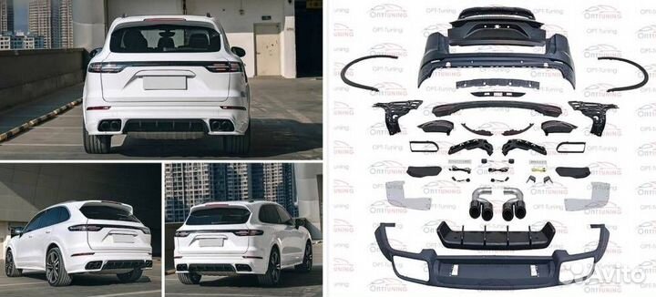 Переделка в новый кузов Porsche Cayenne 958