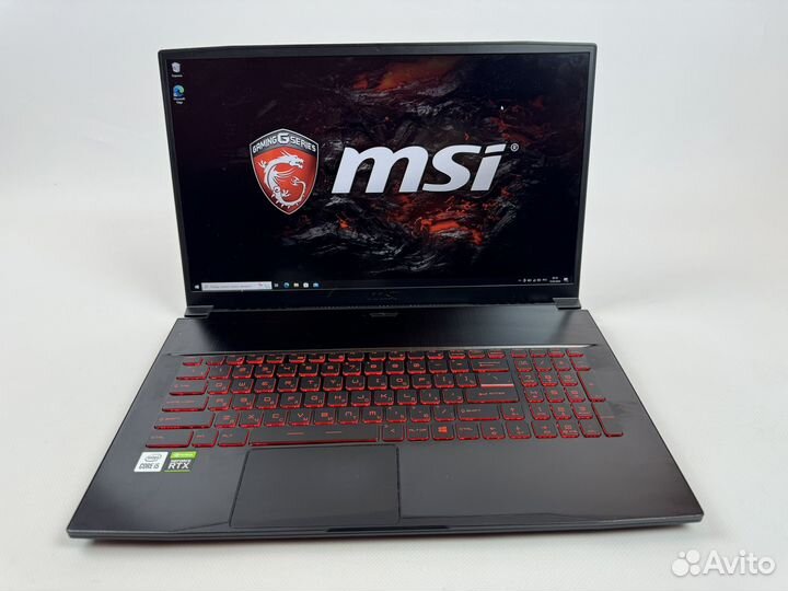 Мощный MSI 17.3 144Гц I5/32Gb/RTX3050Ti