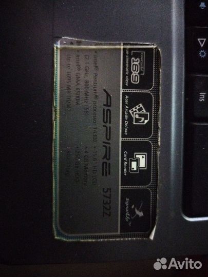 Ноутбук acer 5732z