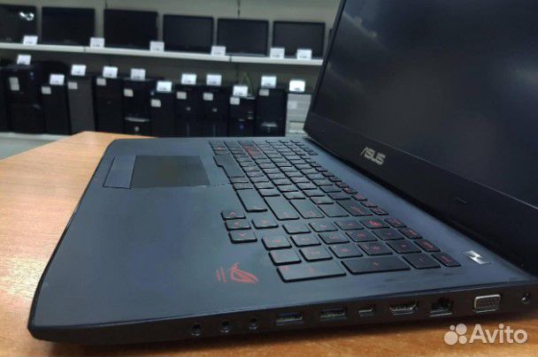 Игровой Asus Rog,i7 4710,RAM 16GB,860GTX FHD 17,3