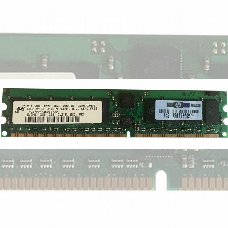 [358347-B21] Оперативная Память Hp Ddr 512mb 358347-B21