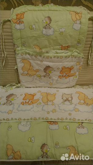 Бортики в кроватку комплекты