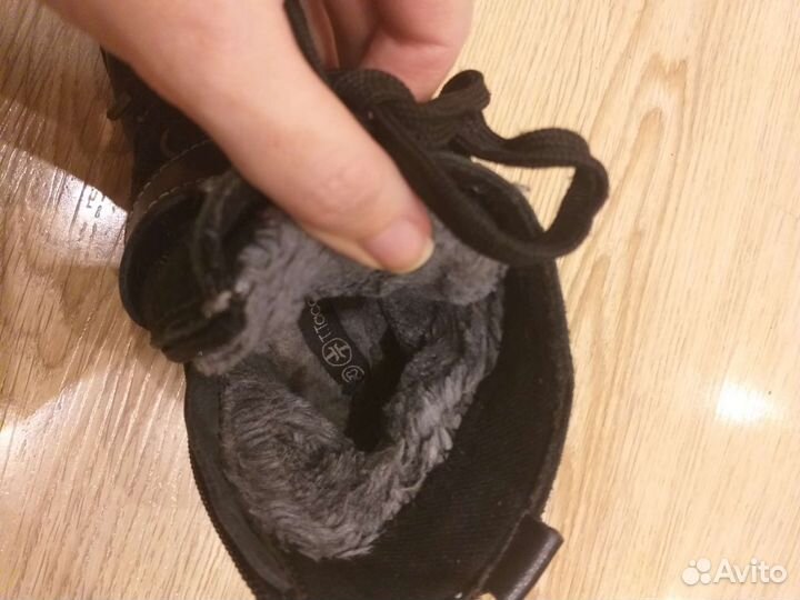 Натуральные зимние ботинки