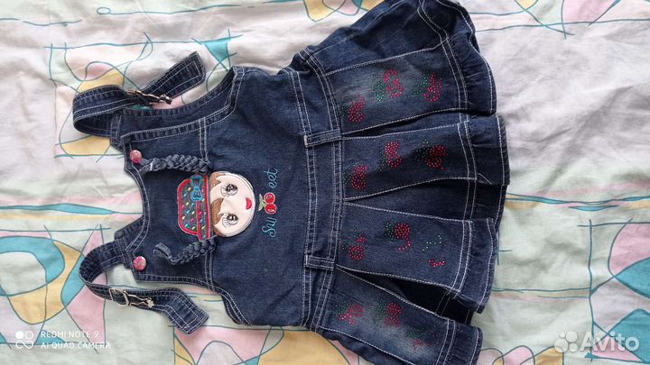 Джинсовый сарафан и комбинезон