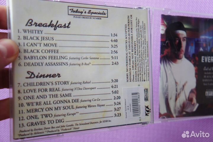 Everlast – Eat AT Whitey's - Hip Hop, Blues Rock