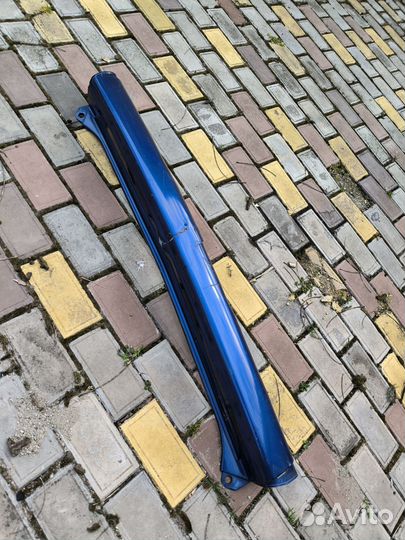 Toyota funcargo 2001 бампер задний центральная ч